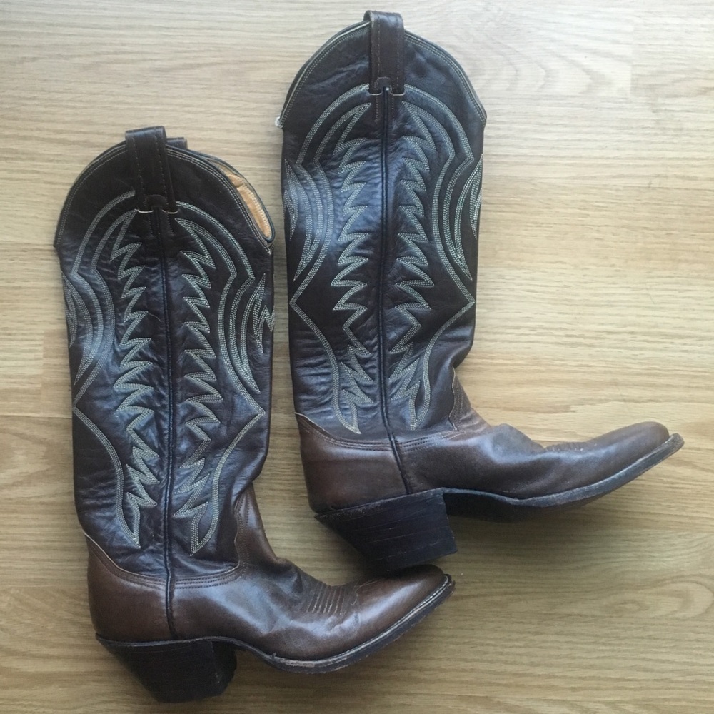 Genuine leather Nocona Cowboy boots